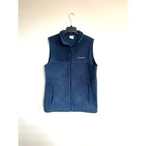 Columbia Blue Fleece Vest Size LT